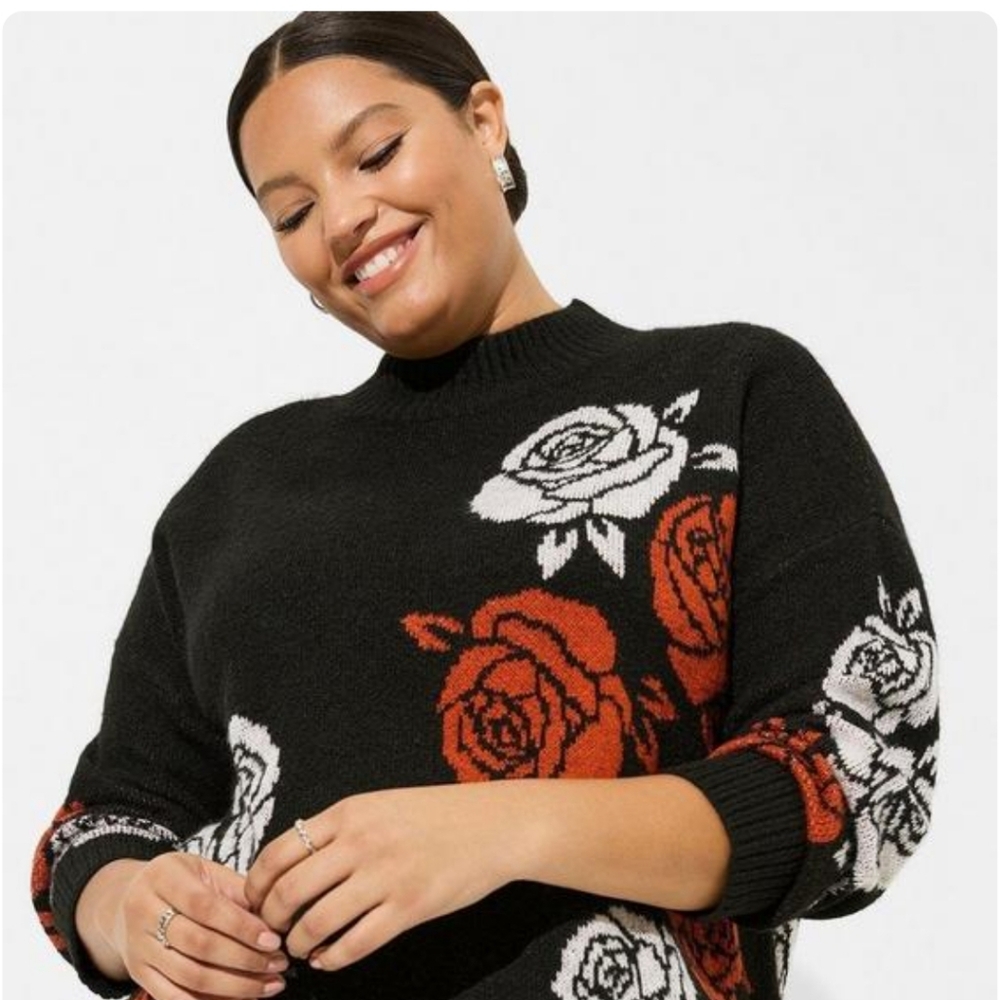 NWT Torrid Cashmere pullover sweater size  Large